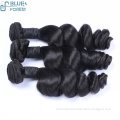 2016 Wholesale natural color Brazilian hair bundles loose wave hair extension